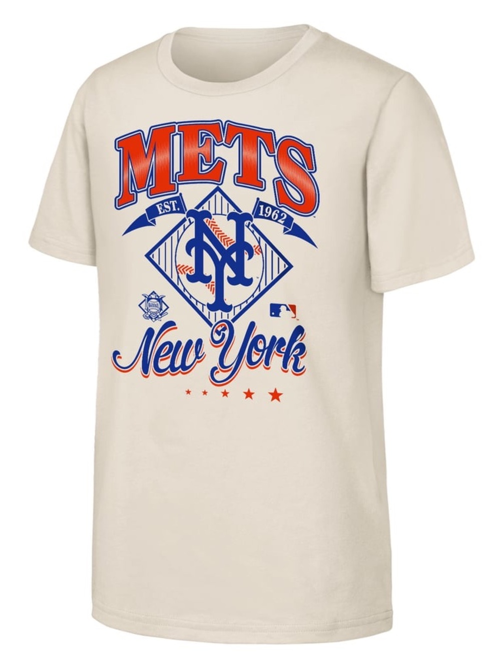 Youth New York Mets Outerstuff Natural Triple
Hit T-Shirt